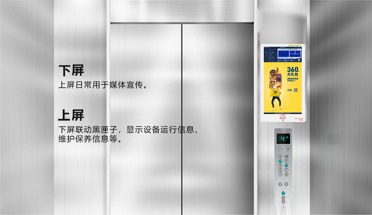 电梯媒体宣传设备